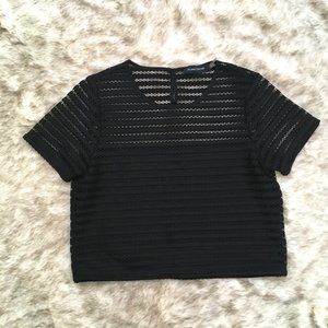 Mesh Black Top - Size 6